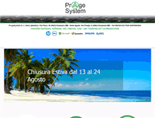 Tablet Screenshot of progesystem.it